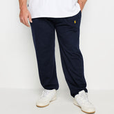 polo slim fit plus size navy blue summer trouser for men